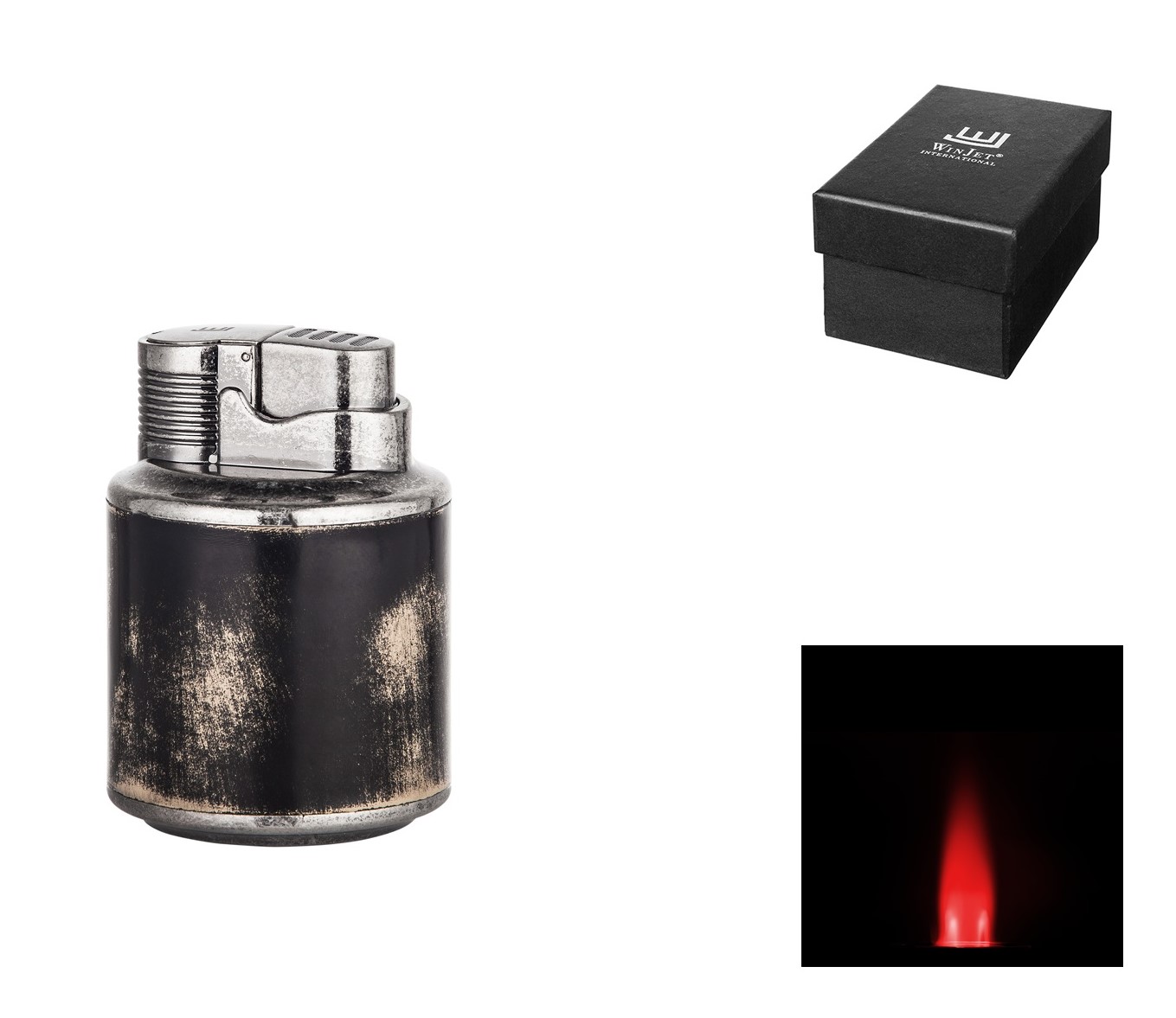 WINJET TABLE TOP LIGHTER SPECIAL SNOW NICKEL Casa De Puros winjet-table-top-lighter-special-snow-nickel-casa-de-puros